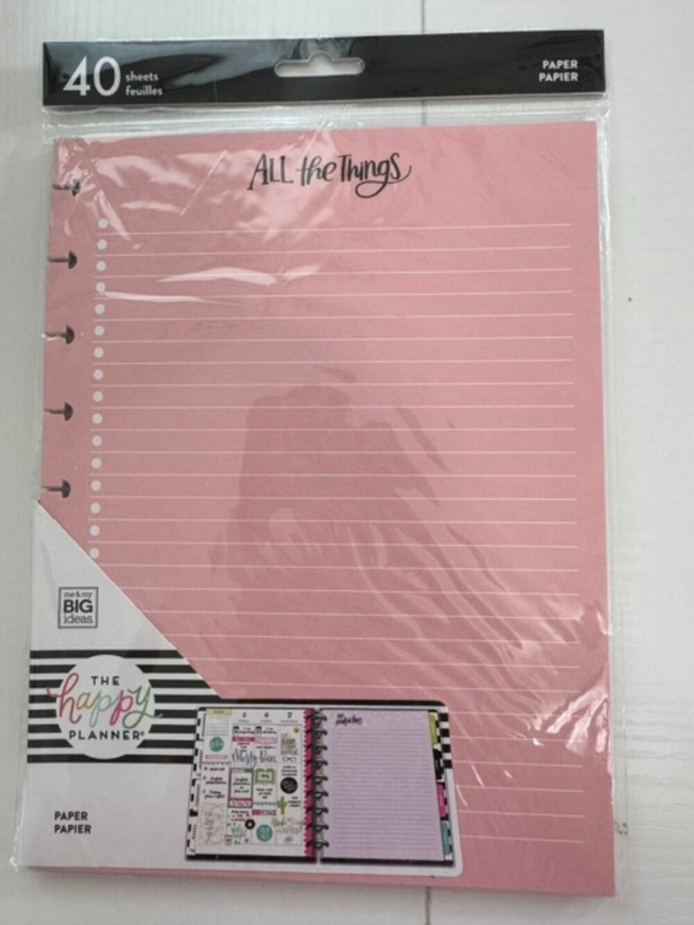 NIP The Happy Planner Classic Refill Note Pages